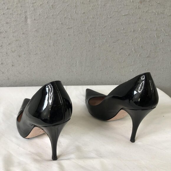 Kate Spade Shoes Womens Size 10 Patent Leather Stiletto Pumps Made in Italy - Picture 13 of 16